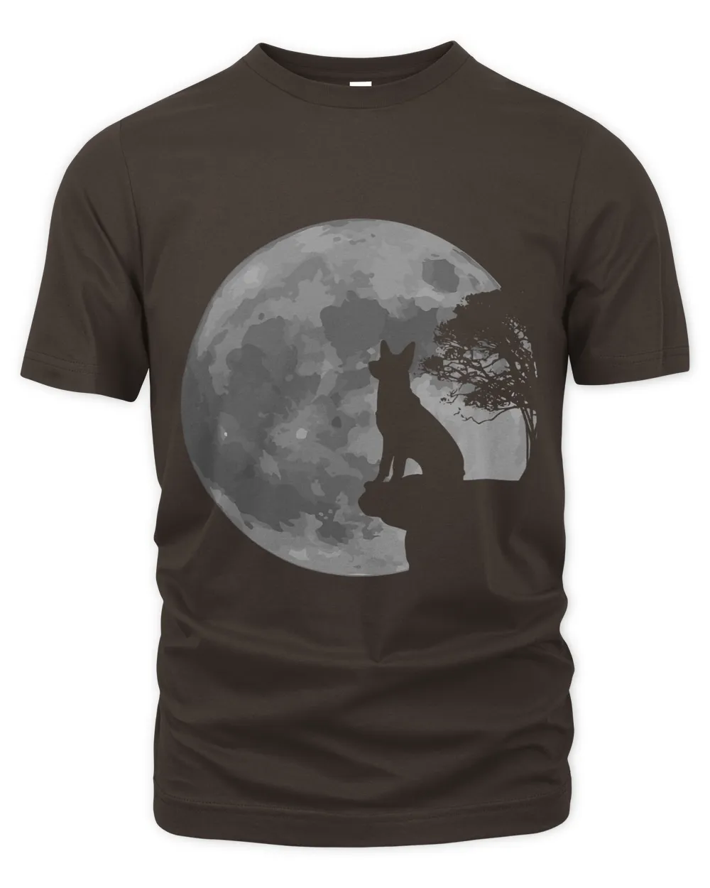 German Shepherd Dog Lover Full Moon Howl Gift