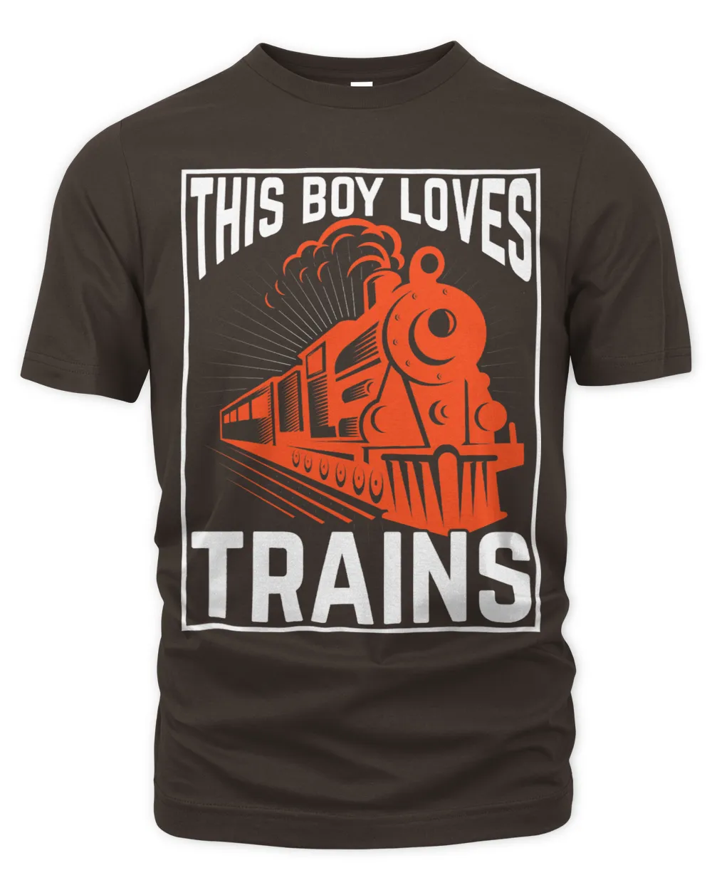 This boy loves trains locomotives and wagon Kid boys train