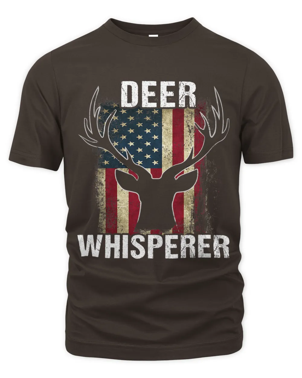 Deer Whisperer American Flag Deer Lover Hunting Dad