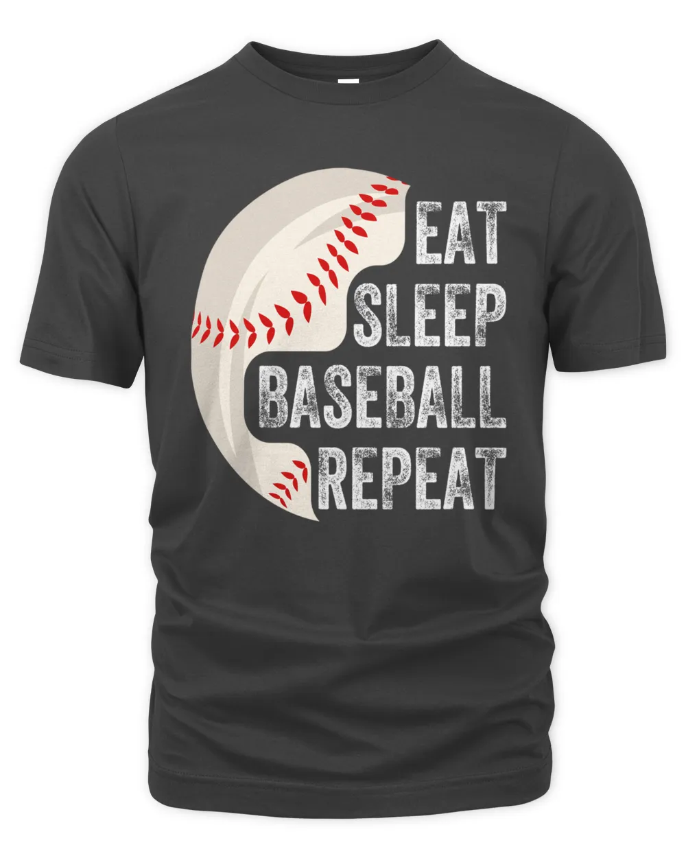 Eat sleep baseball repeat tee