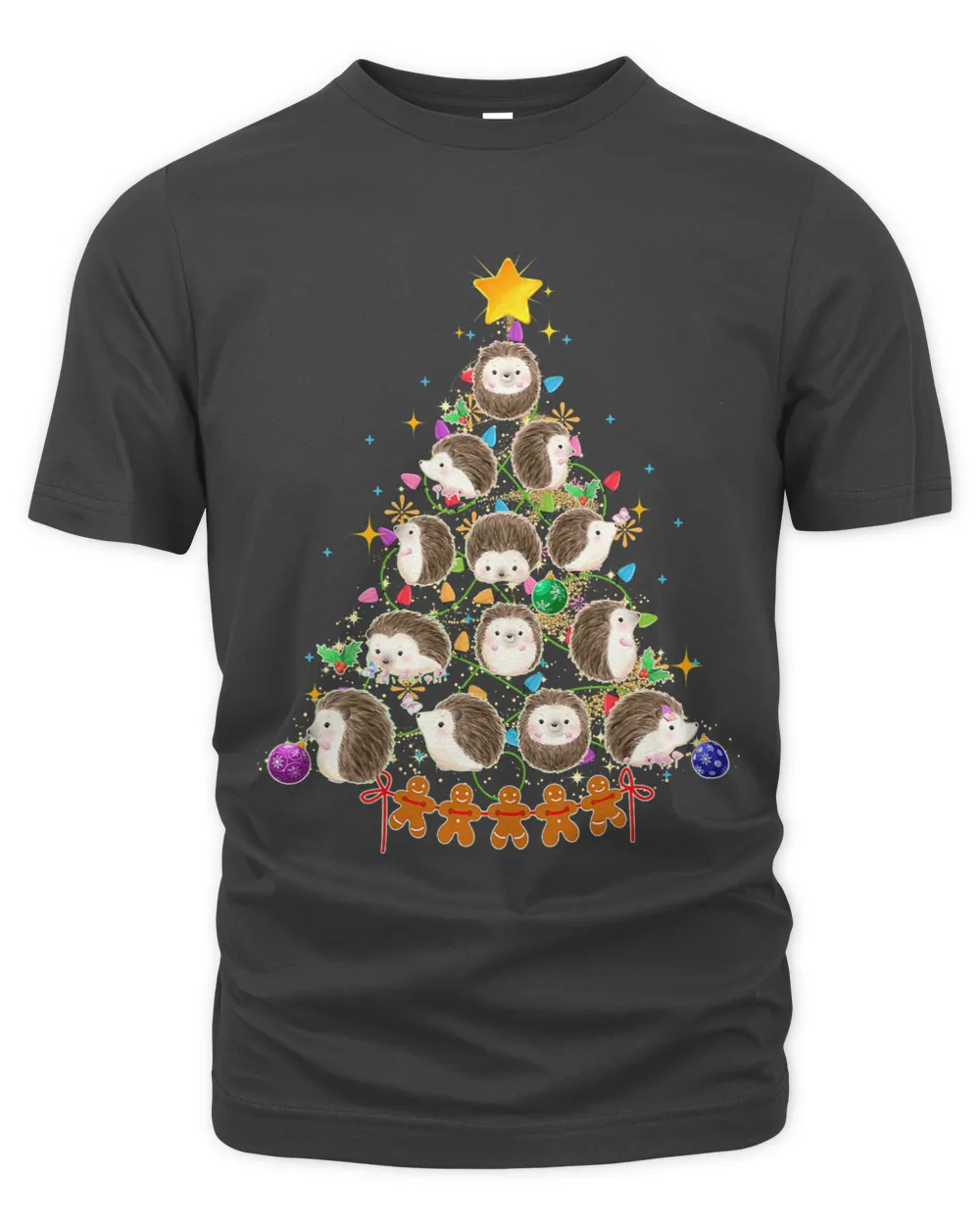 Funny Hedgehog Christmas Tree Ornament Decor Cute