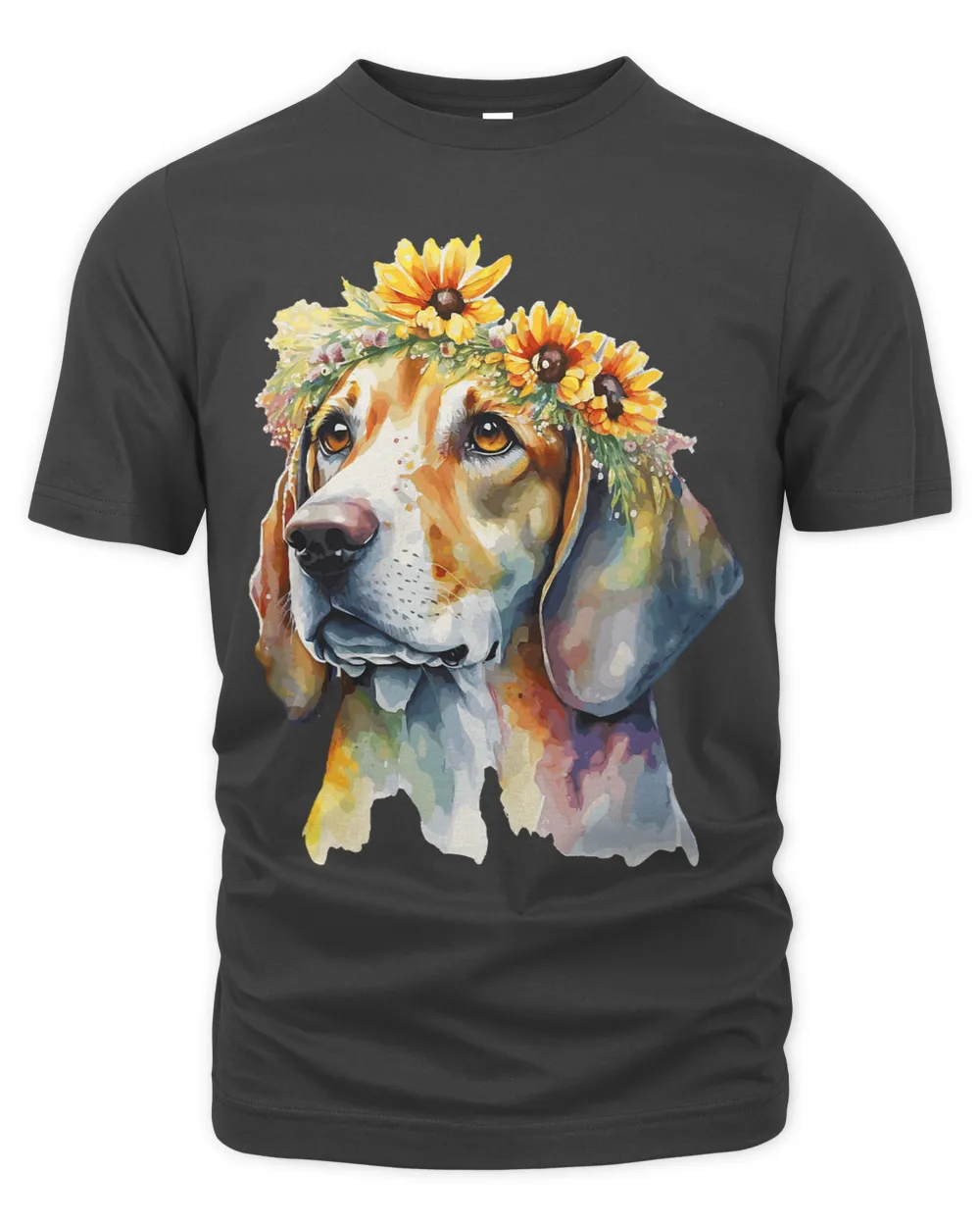 Cute Beagle Sunflower Dog Breed Pet Puppy