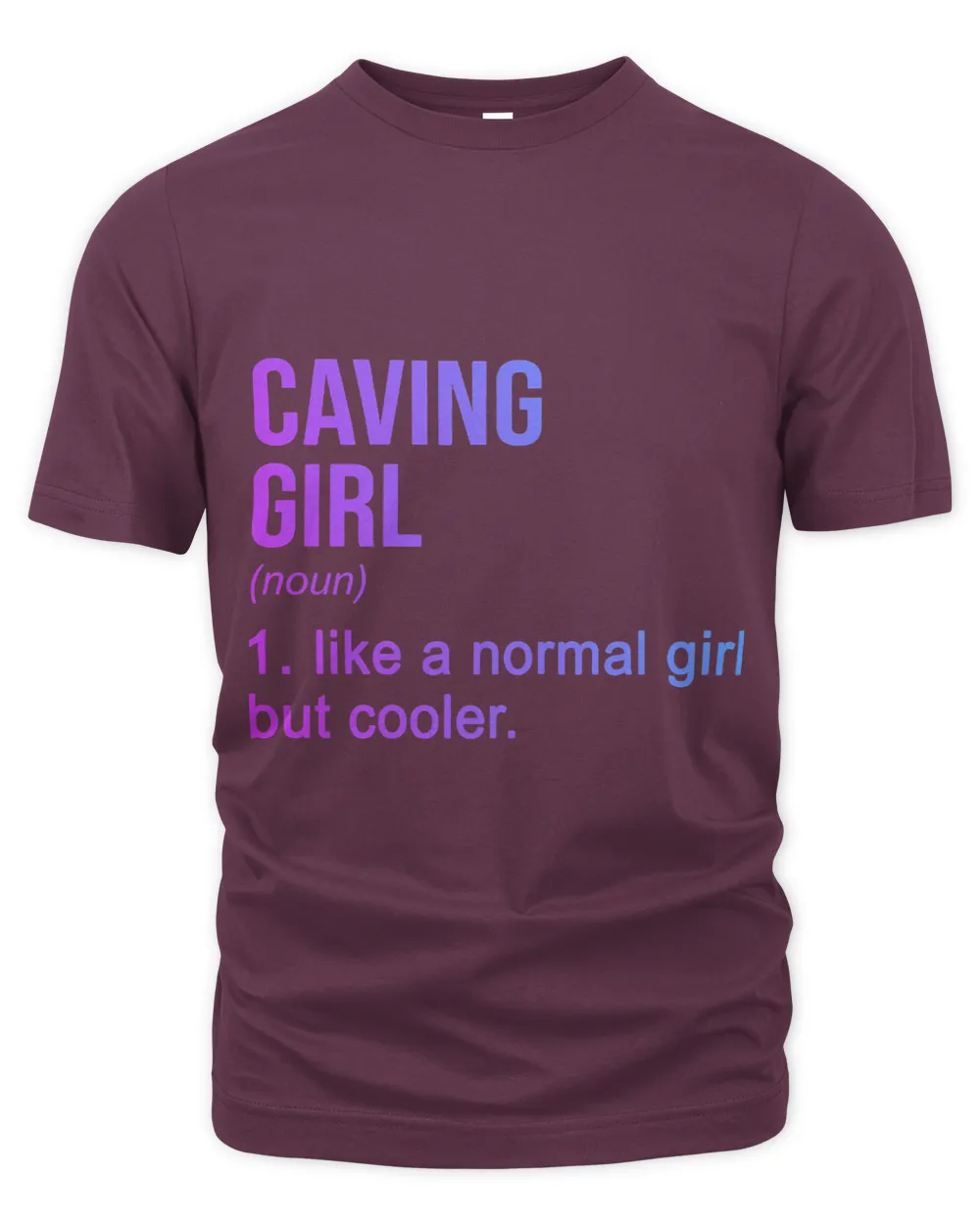 Womens Caving Girl Graphic Spelunking Spelology Potholing Caver