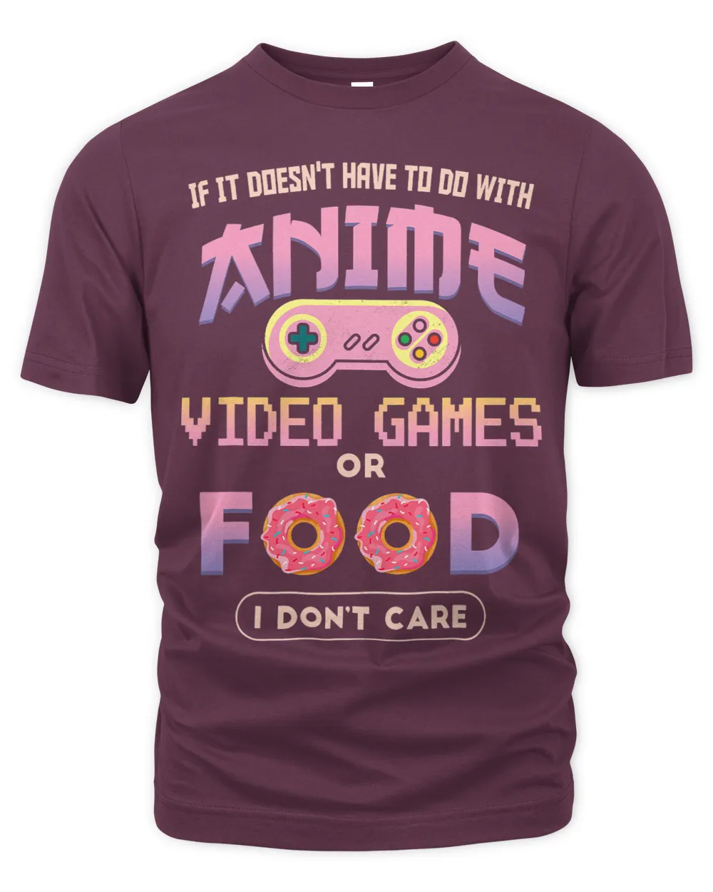 Anime Video Games Food Anime Lovers Idea Girls Boys Kids