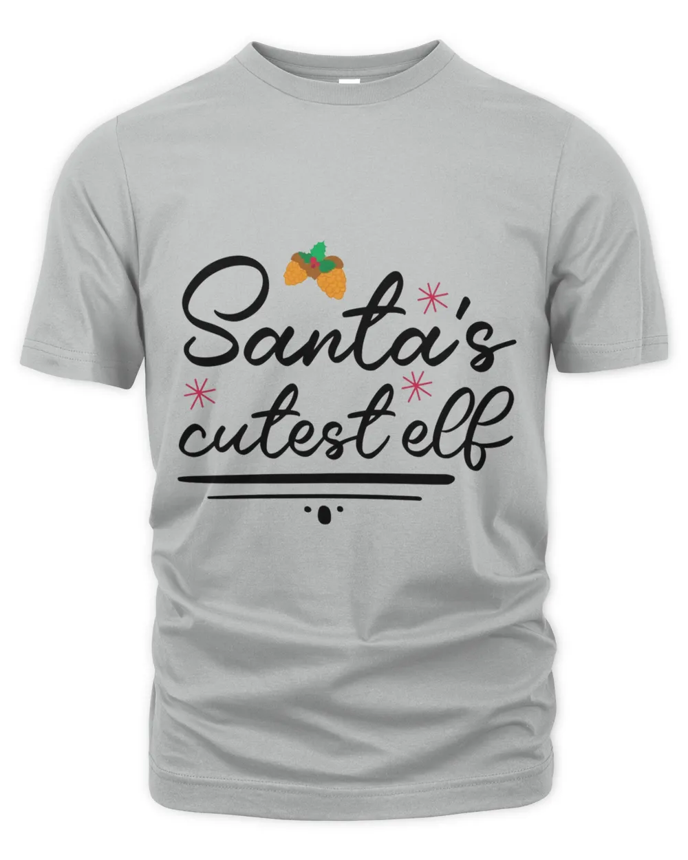Santa's Cutest Elf, Men's & Women's Merry Christmas Shirt