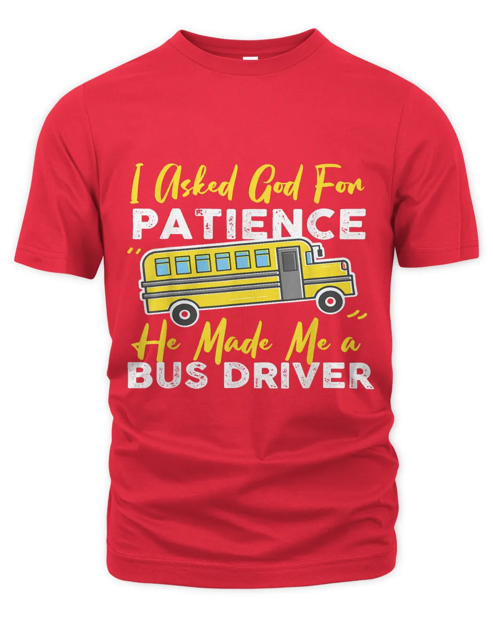 Funny School Bus Driver Christian Design with God