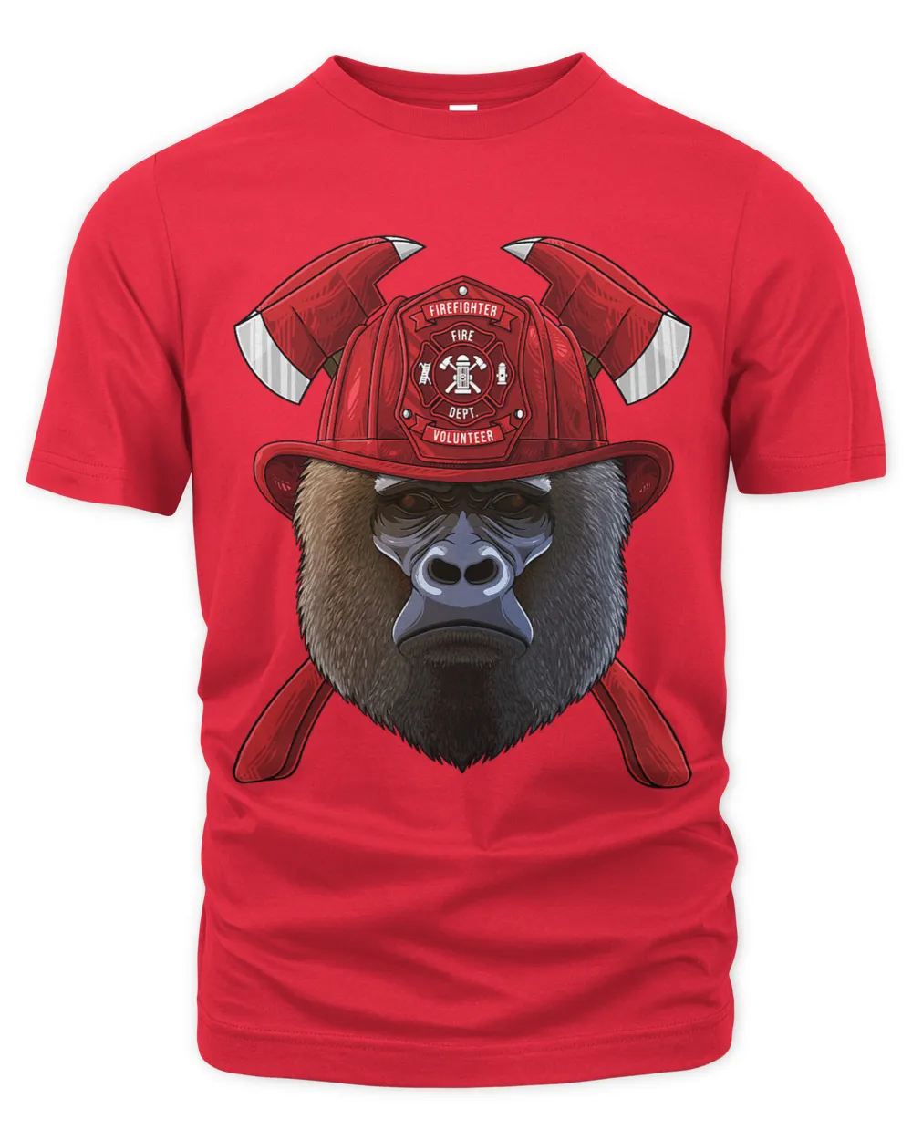 Firefighter Gorilla Fireman Boys Kids Fire Rescue Monkey