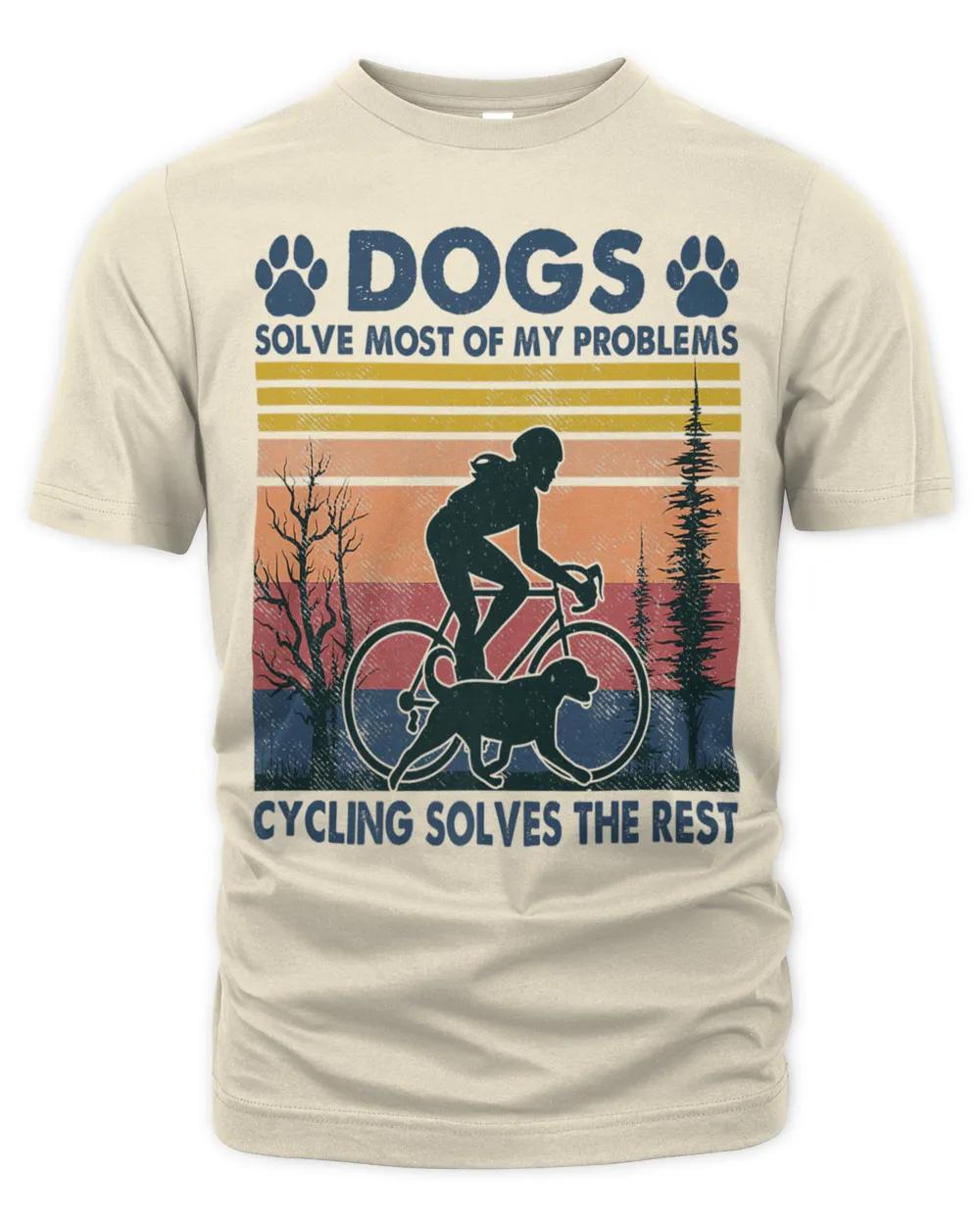 Dog solves most of my problems cycling solves the rest