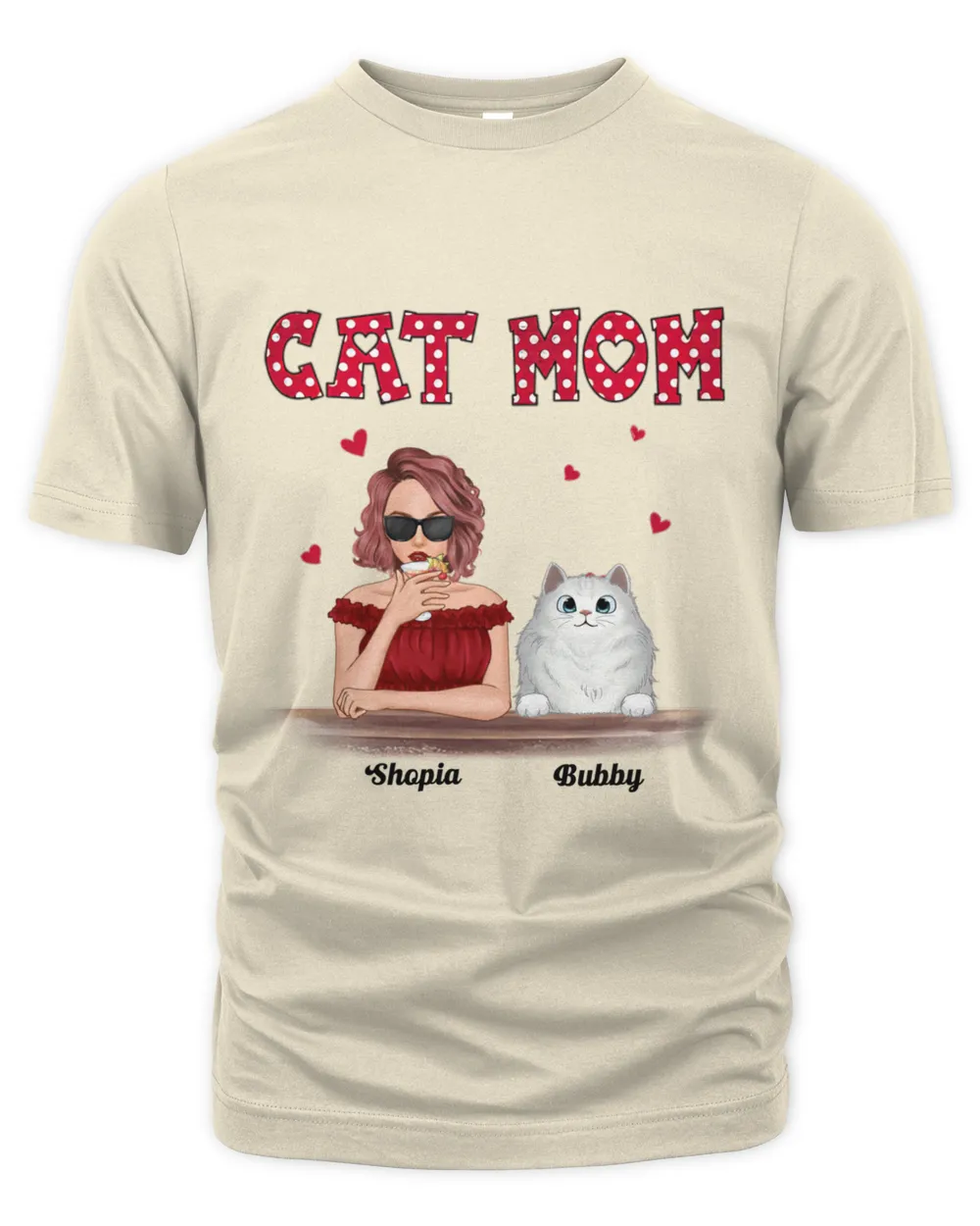 Personalized Cat Mom QTCAT030123A2