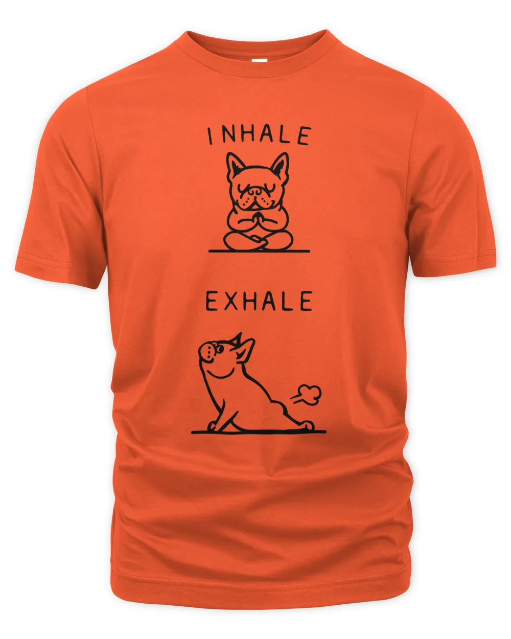 French Bulldog Inhale Exhale