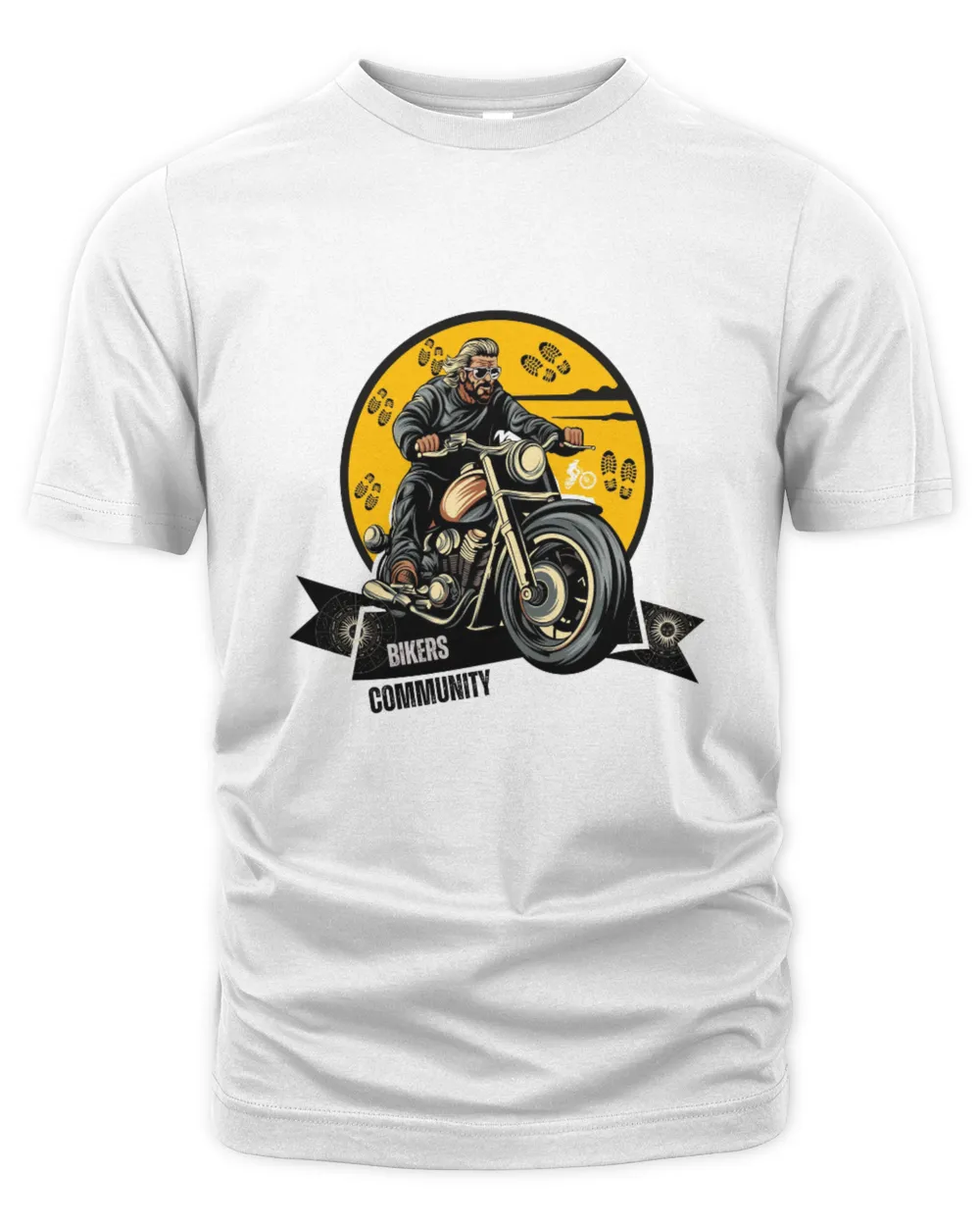 Bikers Community Unisex Premium T-Shirt white s