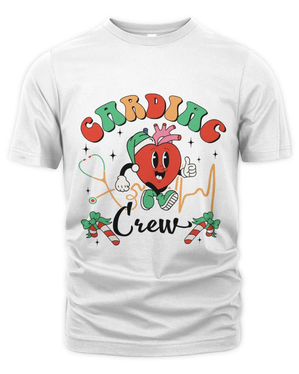 Cardiologist Nurse Christmas Sweatshirt, Nurse Life Shirt, New Nurse Shirt, Gift For Nurse, Nicu Nurse Shirt, Nurse Shirt, Night Shift Nurse Unisex Premium T-Shirt white s
