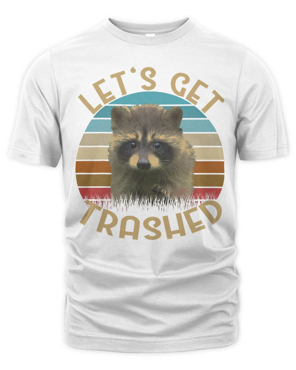 Let's Get Trashed Raccoon Tshirt  Cute Racoon Lovers Gift