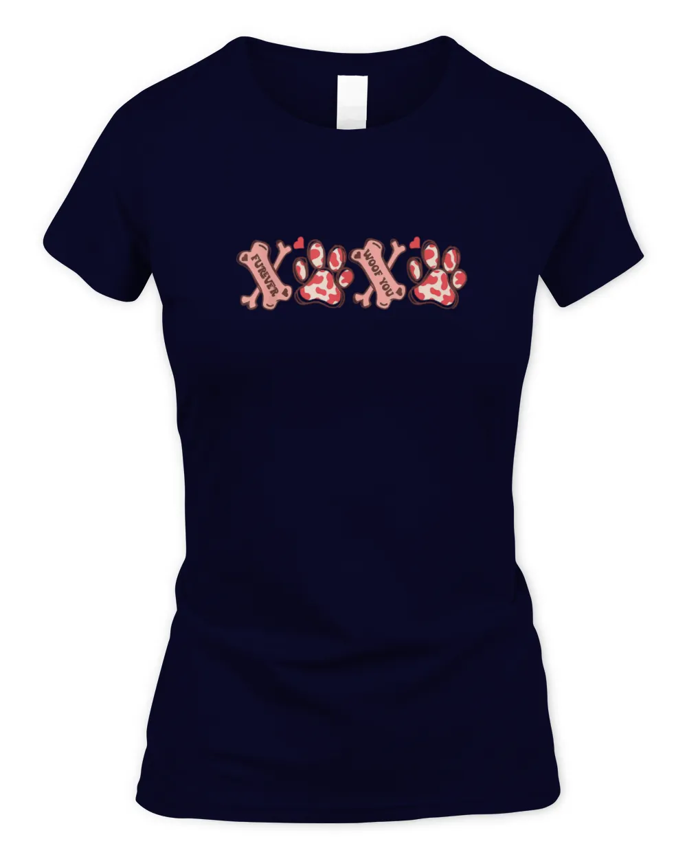 XOXO Dog Paw Print Valentines Day Dog Lovers Dog Mom Dog Dad