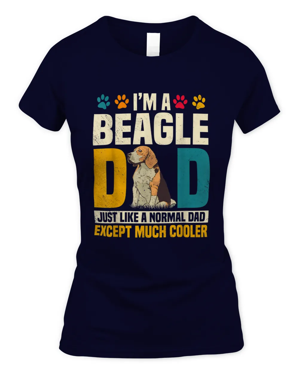 Beagle Dad Dog Hunting Pet Owner Breeder Father's Day T-shirt