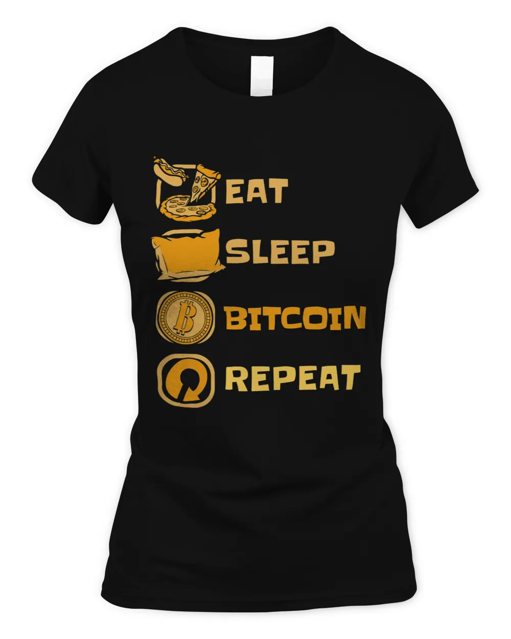 Eat Sleep Bitcoin Repeat Cryptocurrency Blockchains Bitcoin