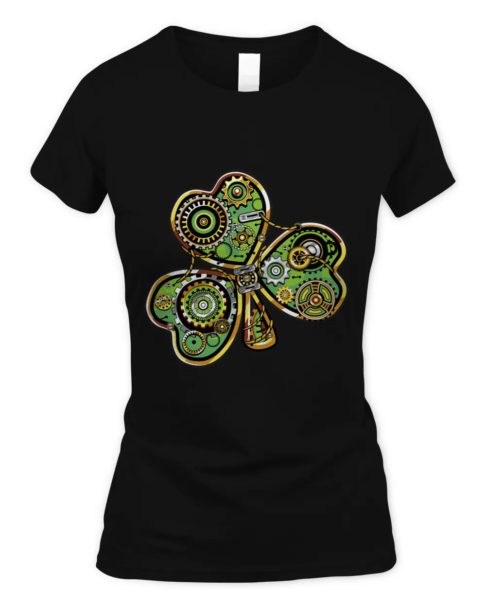 St Patricks Day Steampunk Shamrock Clover Lucky Leprechaun