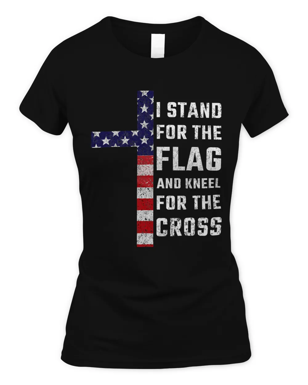 USA Flag, I Stand For The Flag And Kneel For The Cross 244