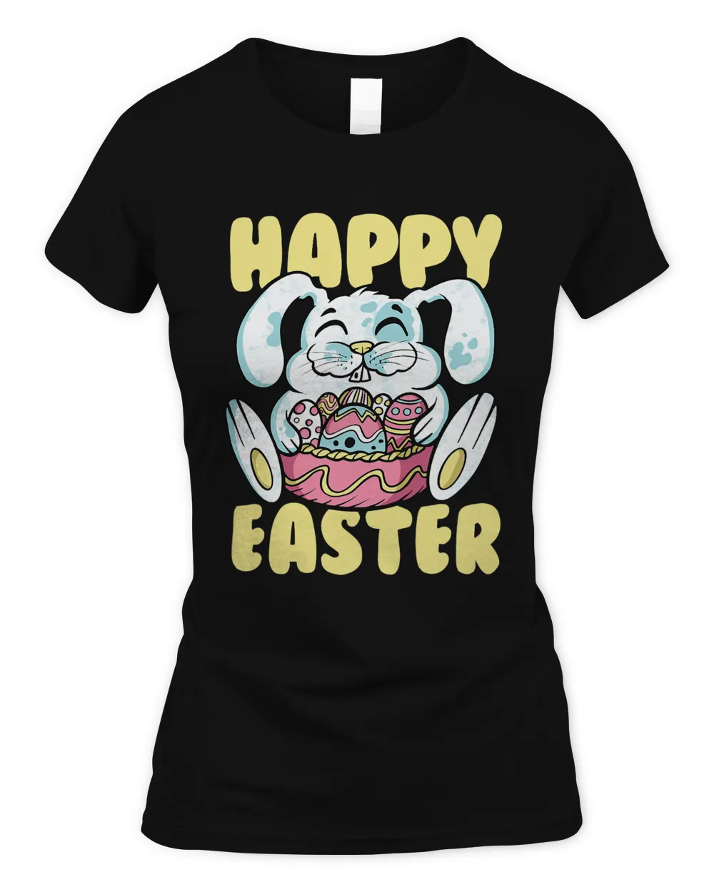 Happy Easter Bunny Rabbit Eggs Family Dye