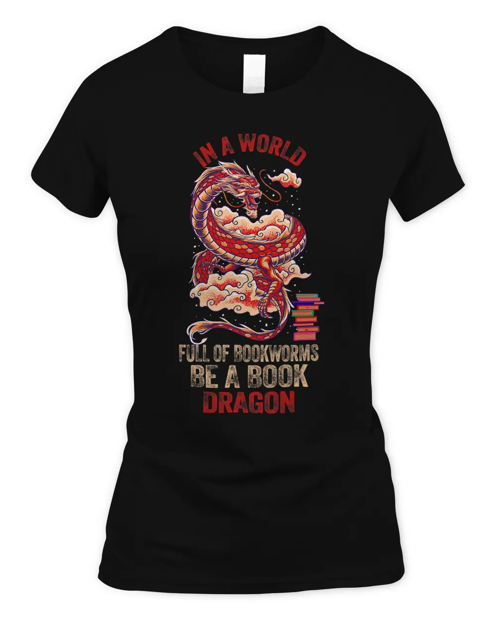 In A World Full Of Bookworms Be A Book Dragon 3