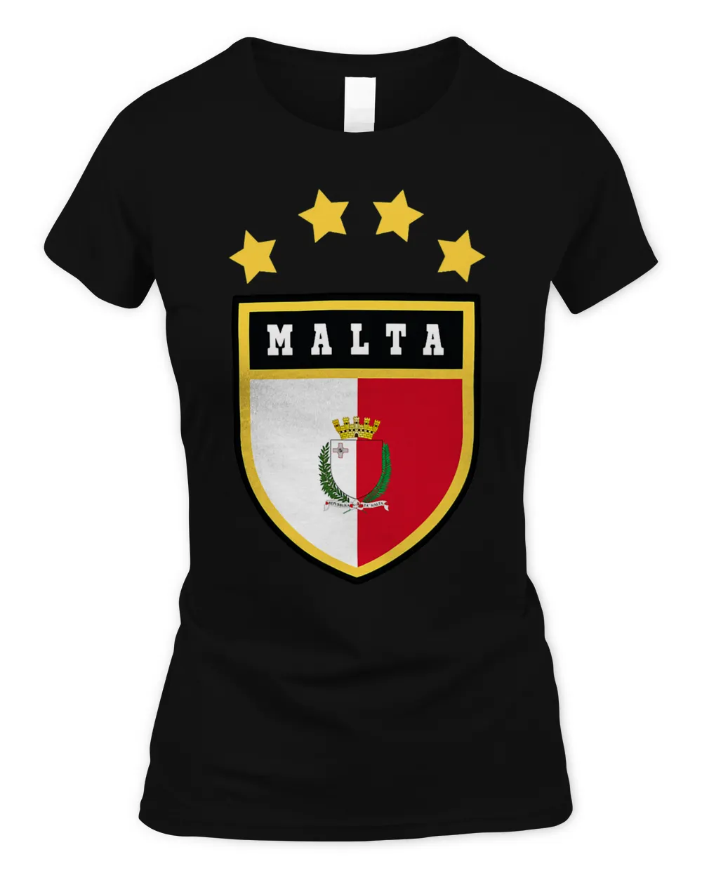 Malta Coat of arms Tee Flag souvenir Valletta