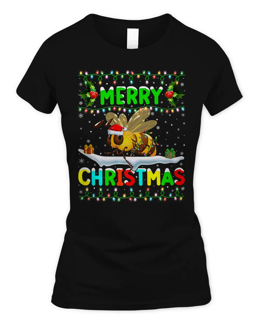Bee Xmas Bumble Bee Lighting Santa Merry Christmas Bumble Bee 594