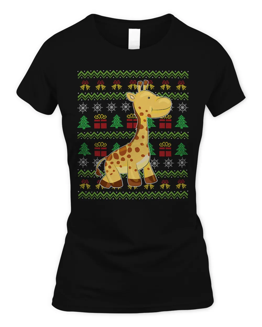 Giraffe Africa Zoo Animal Lover Ugly Christmas Cute Giraffe 204
