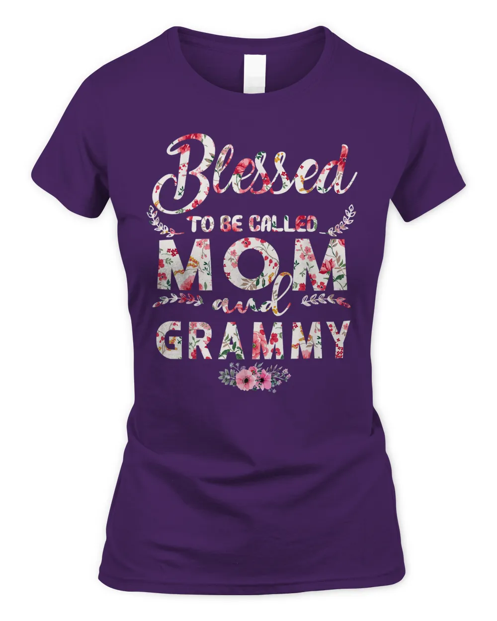 Mother Grandma Womens Blessed To Be Called Mom And Grammy Mothers D 516 Mom Grandmother