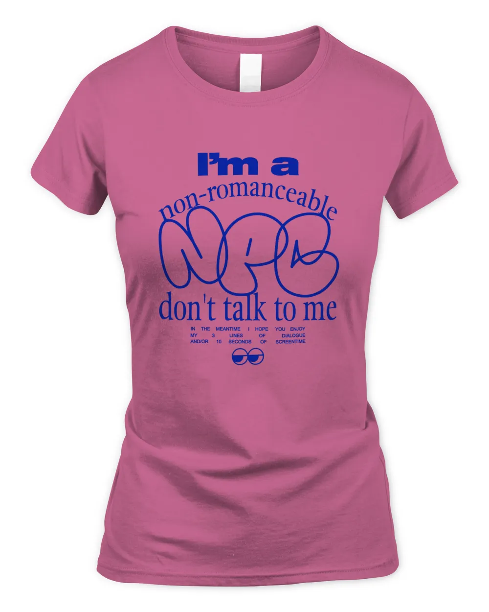 Boss Babinky I'm A Non Romanceable Don't Talk To Me Shirt Women's Soft Style Fitted T-Shirt azalea 