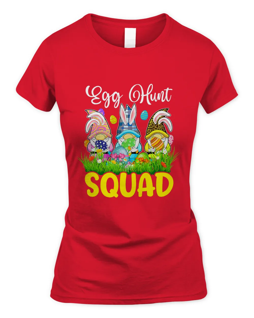 Egg Hunt Squad Gnomes Happy Easter Day Bunny Kids Boy Girl