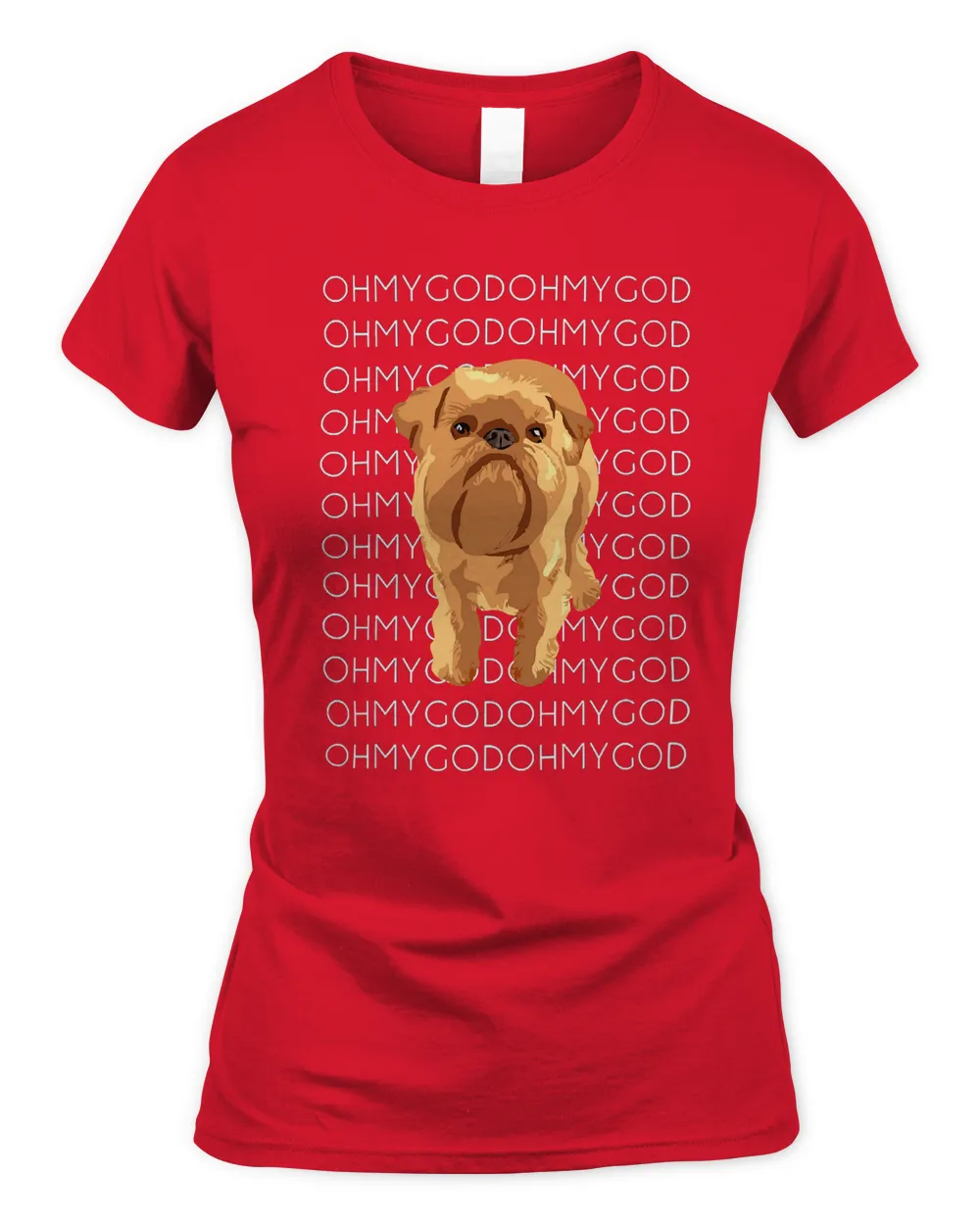 Oh My God Brussels Griffon Dog T-Shirt