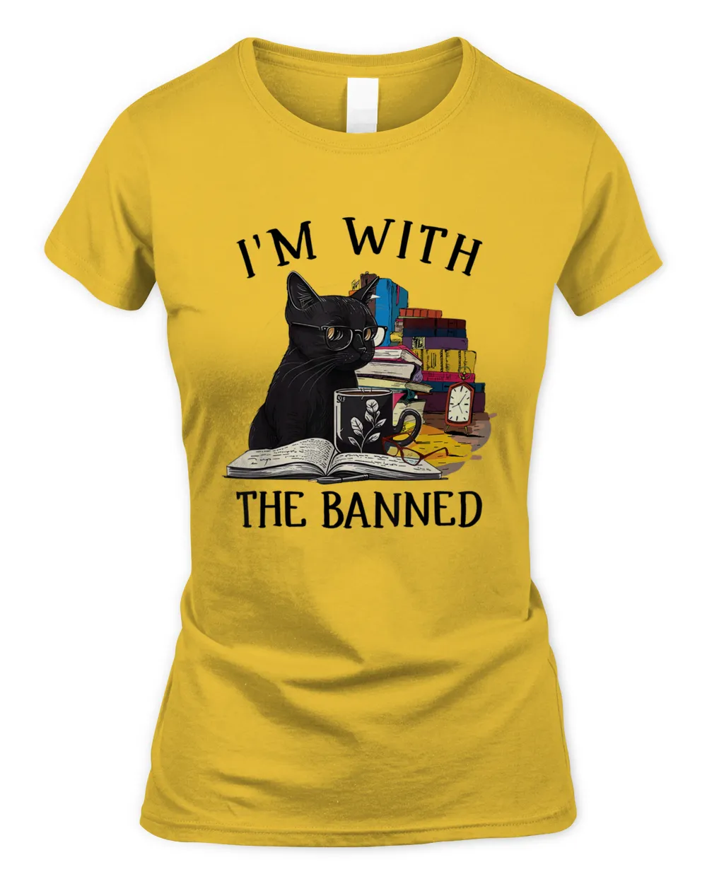 I'm with The Banned Cat Lover Book Worm