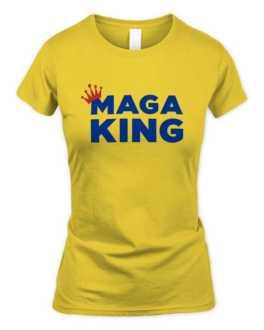 Ron Filipkowski Maga King Shirt Women's Soft Style Fitted T-Shirt daisy 