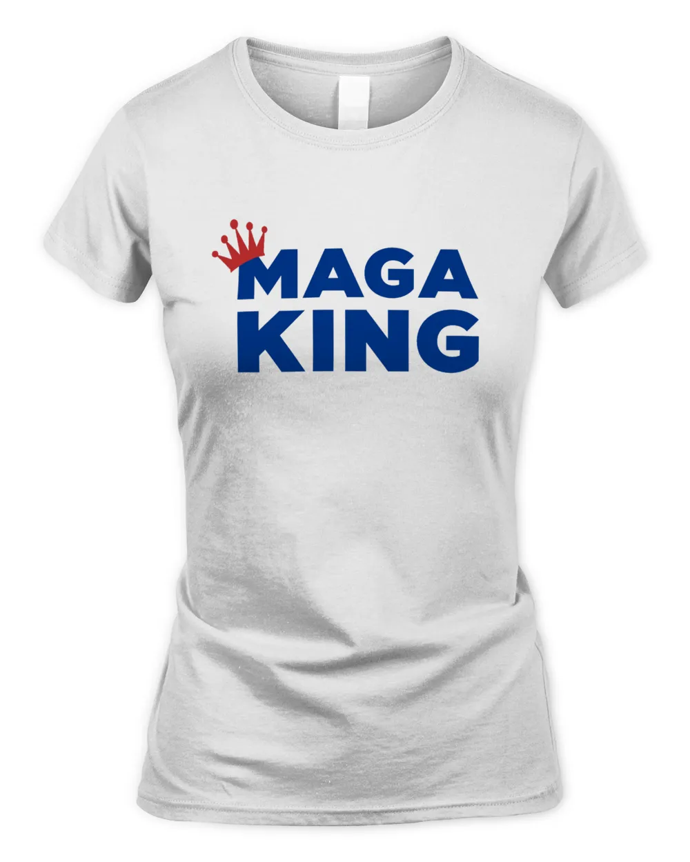 Ron Filipkowski Maga King Shirt Women's Soft Style Fitted T-Shirt white 