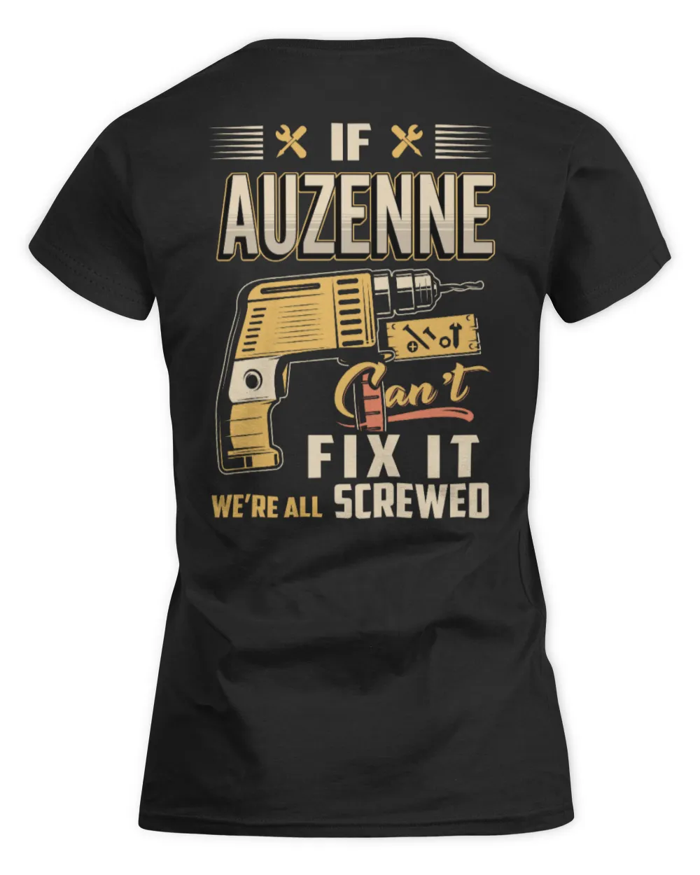 IF AUZENNE CAN'T FIX IT WE'RE ALL SCREWED B3 Women's Soft Style Fitted T-Shirt black s