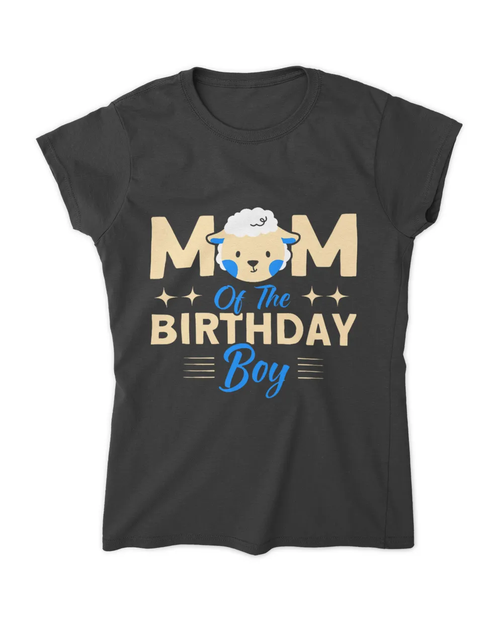 Mom Of The Birthday Boy Farm Animal Sheep Farmer
