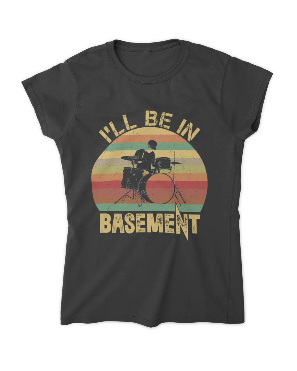 RD I'll Be In Basement Drum Set Drumming Drummer T-Shirt, Drummer Shirt, Drum Sticks Shirt,Drum Band Shirt,Drum Shirt,Gift For Drummer