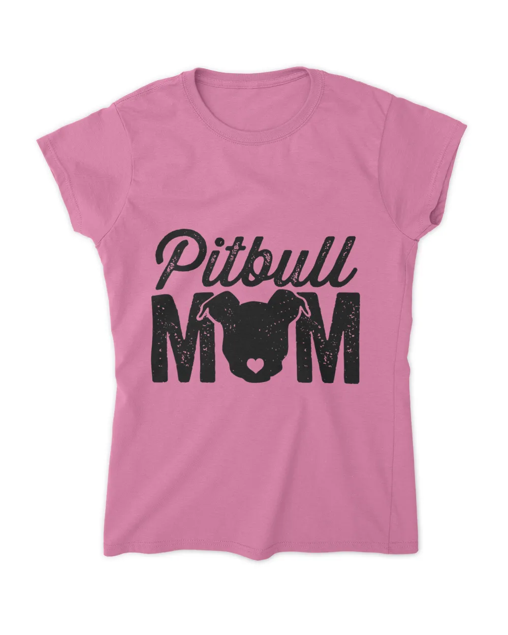 Pit Bull Mom Dog Lover Mother's Day Pitbull Face T-Shirt