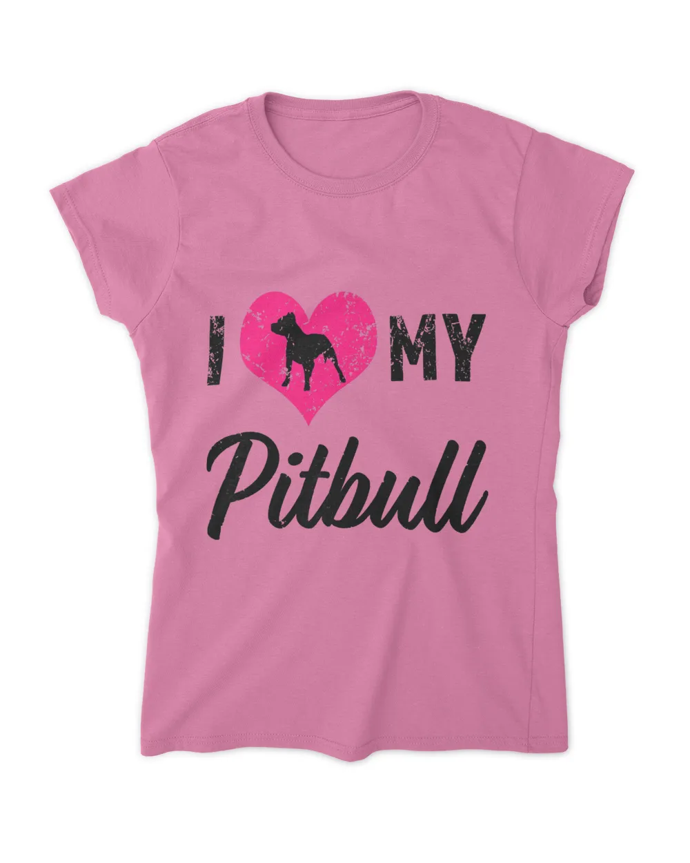 Womens I Love my Pitbull womens shirt, Love Pitbulls Shirt