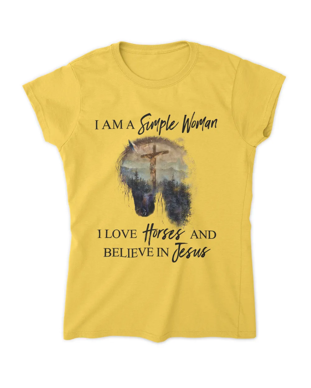 Simple woman I love horses and believe in jesus