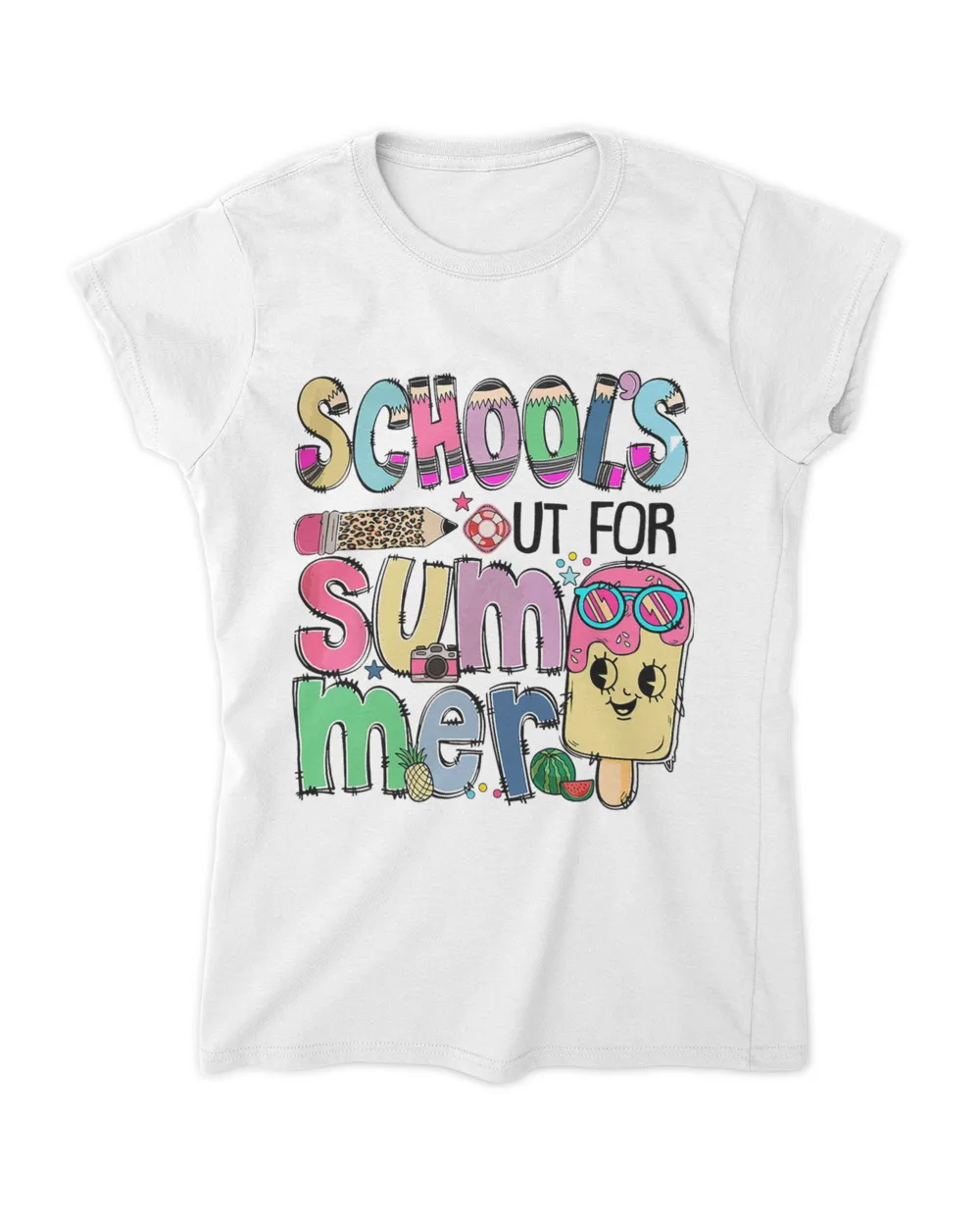 Schools Out For Summer Teacher Boys Girls Summer Vacation