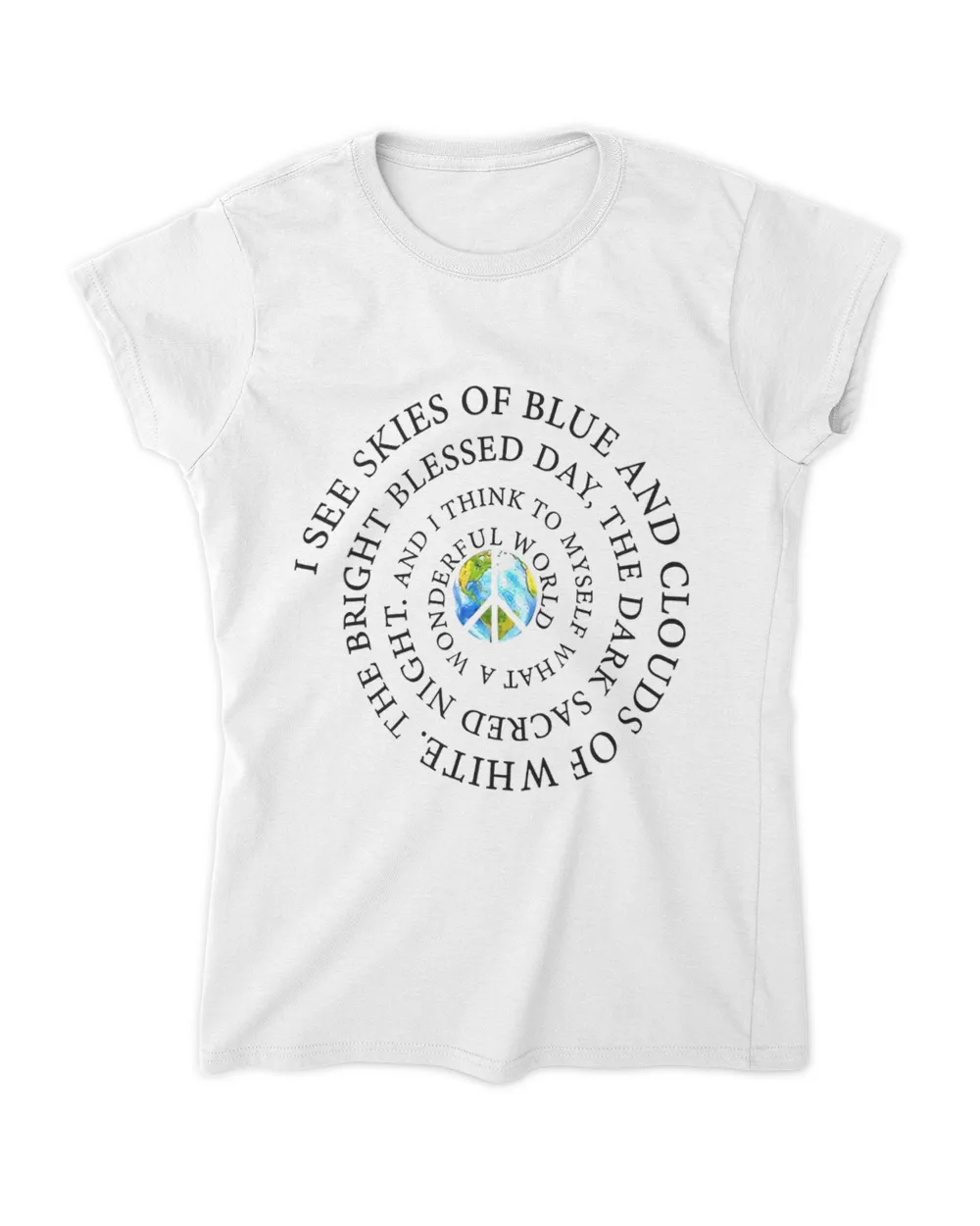 Hippie I See Skies Of Blue And Clouds 2