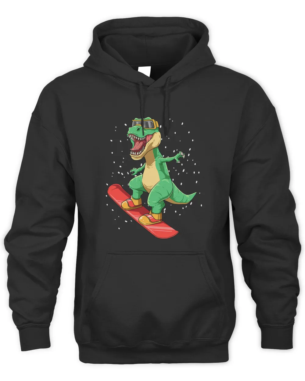 Funny Snowboarding TRex for Winter Sports Lovers