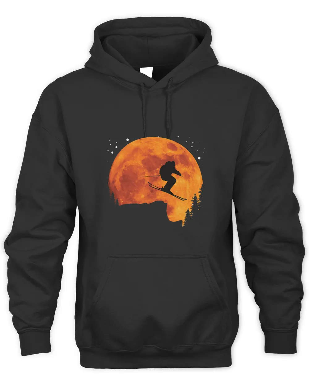 Cool Snow Winter Skiing Ski Freerider Jump Moon Funny Ski