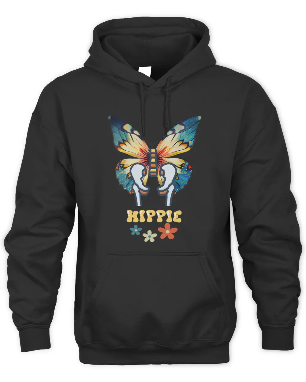Hip Joint Replacement Hippie Butterfly Retro 60s 70s Women