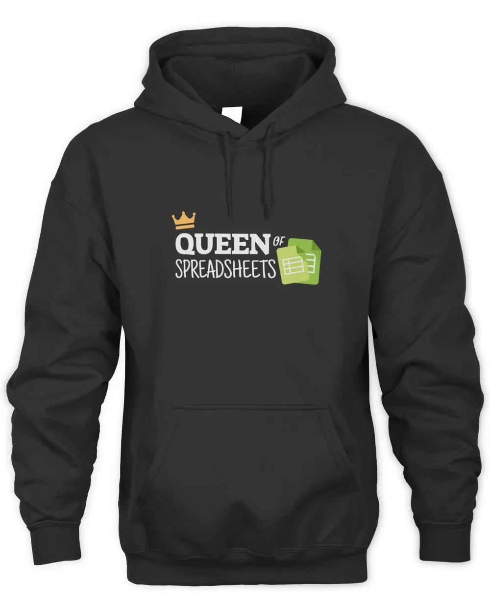 Queen of Spreadsheets  Spreadsheet Microsoft Excel and Google Sheets T-Shirt