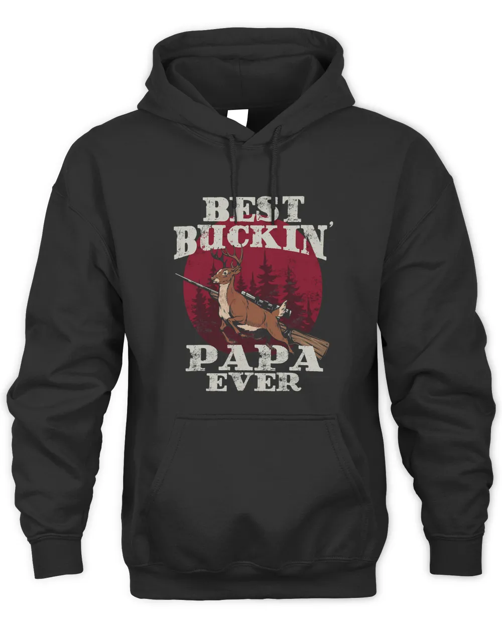 Best Buckin Papa Best Papa Ever Gifts Funny Deer Hunter 2