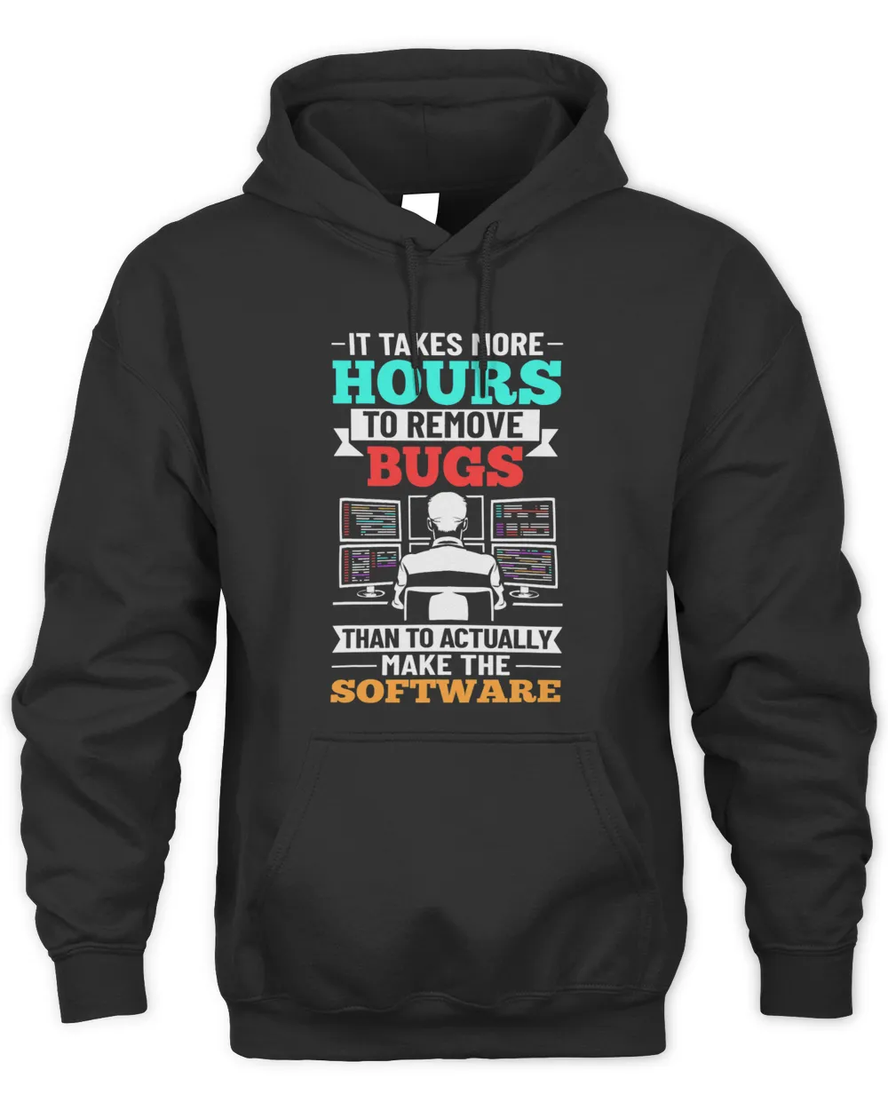 Computer Engineer Software Programmer Application Developer Unisex Hoodie black s