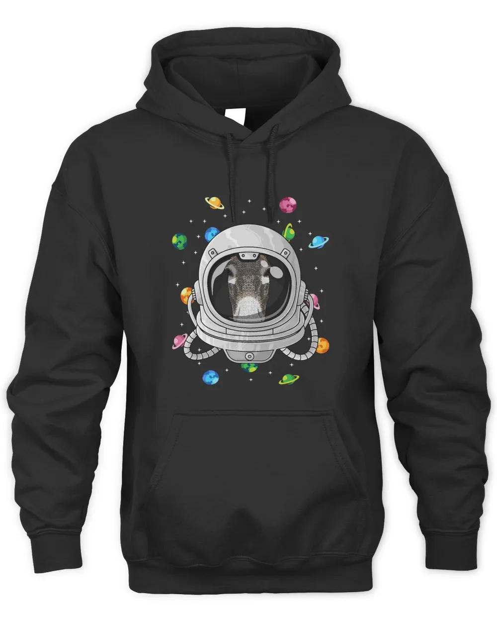 Donkey Astronaut Animal Deep In Space Cosmic Universe