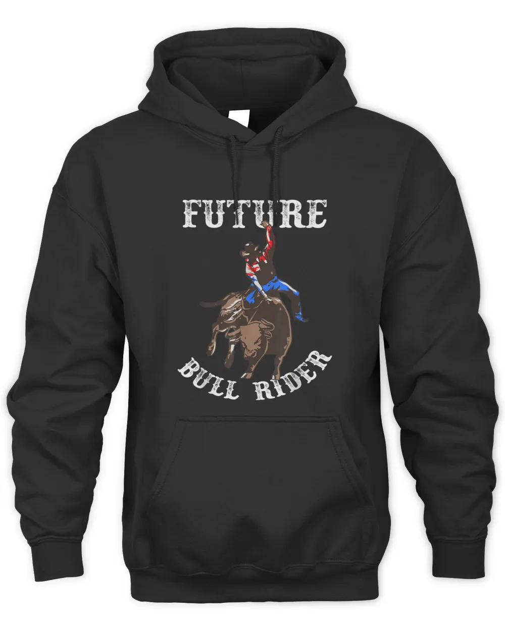 Ruture Bull Rider Unisex Hoodie black s
